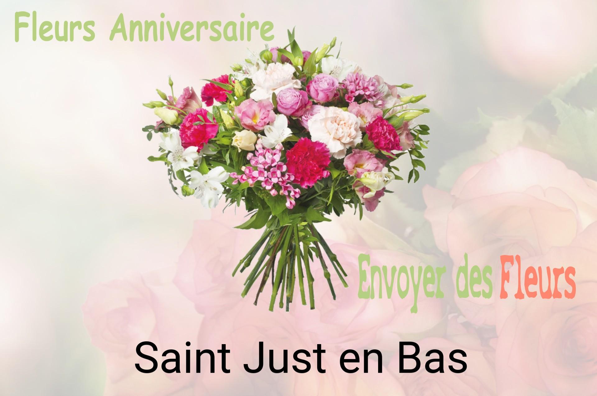 Bouquet de fleurs d’anniversaire livré à Saint-Just-en-Bas