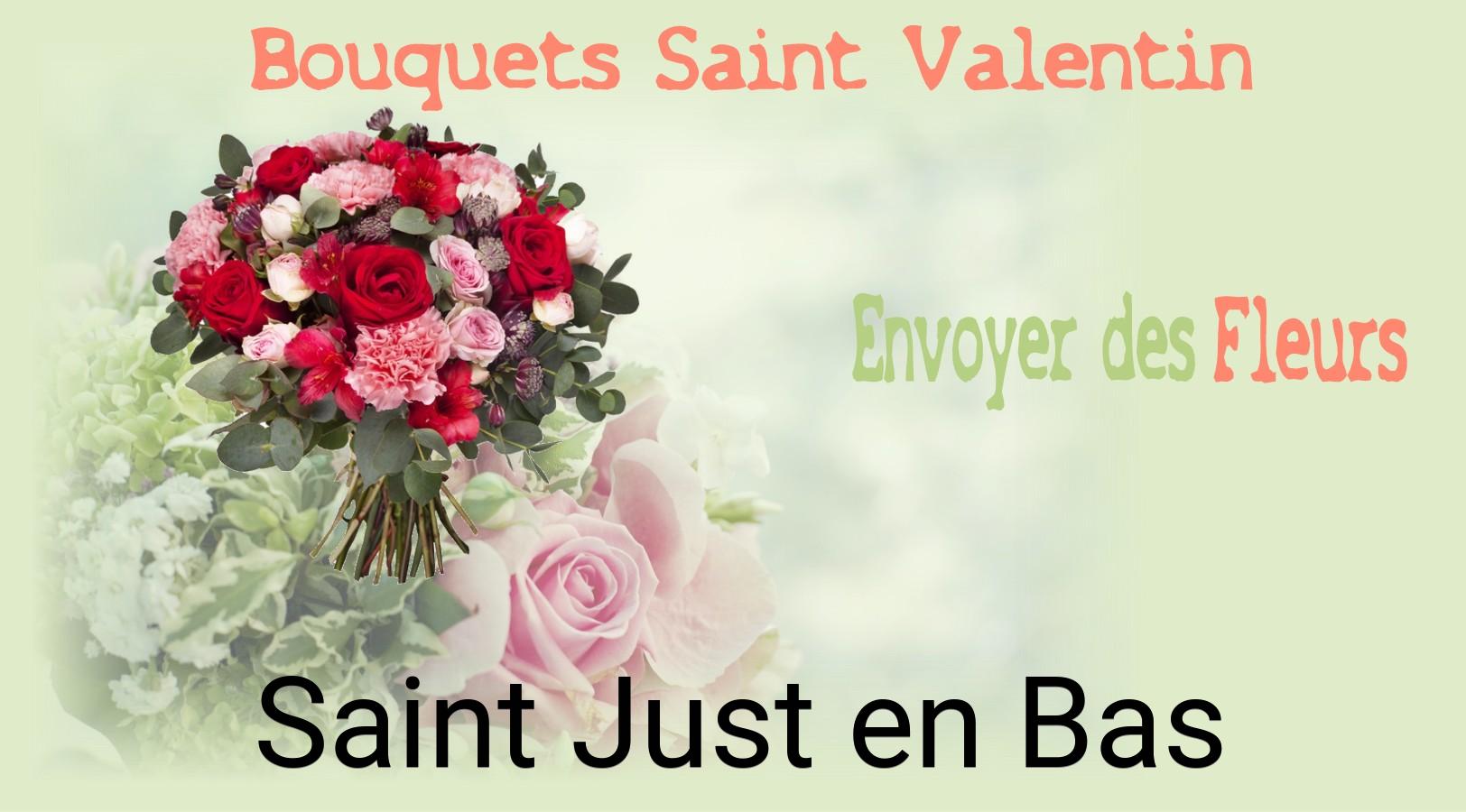 Roses de Saint-Valentin livrées à Saint-Just-en-Bas